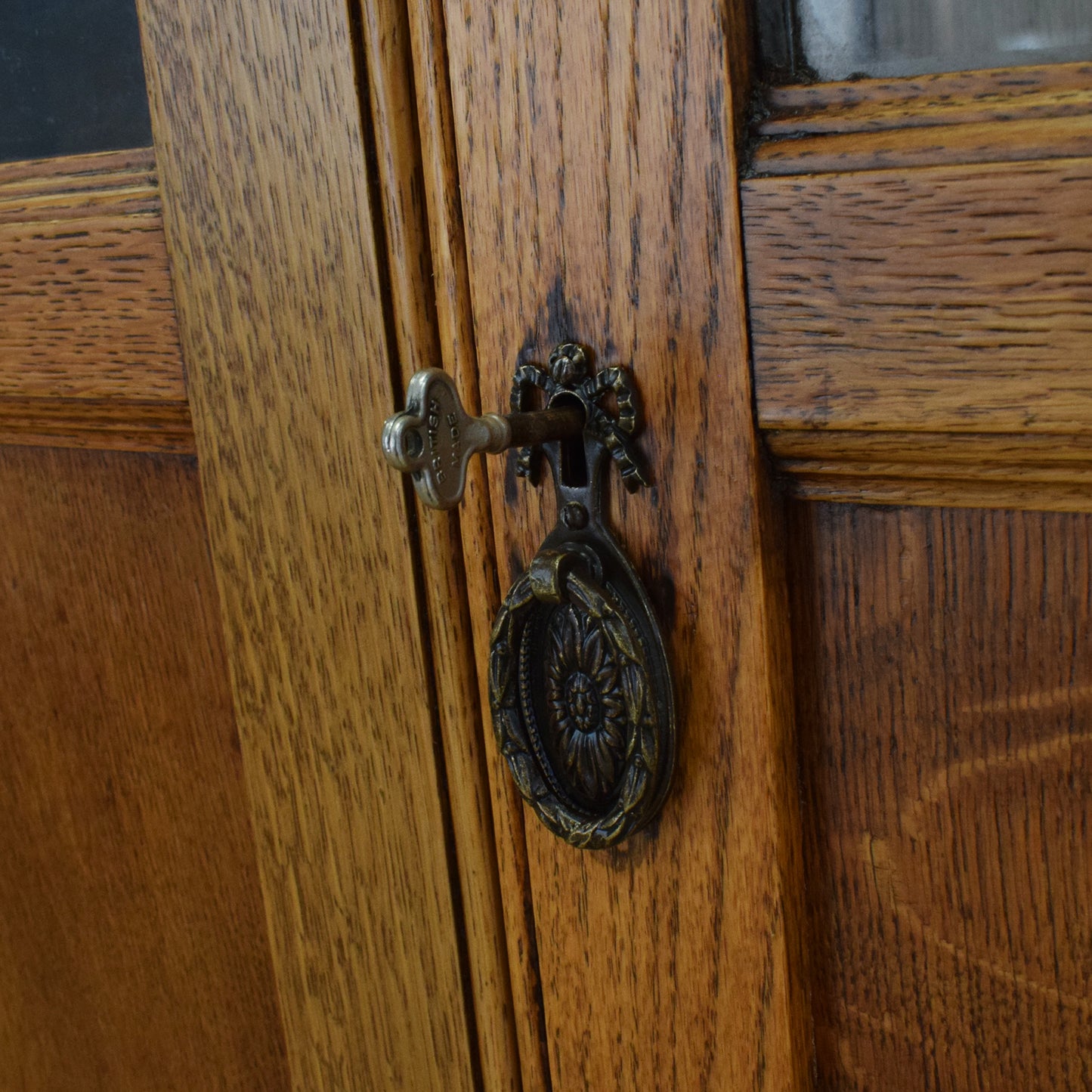 Large Solid Oak Cabinet