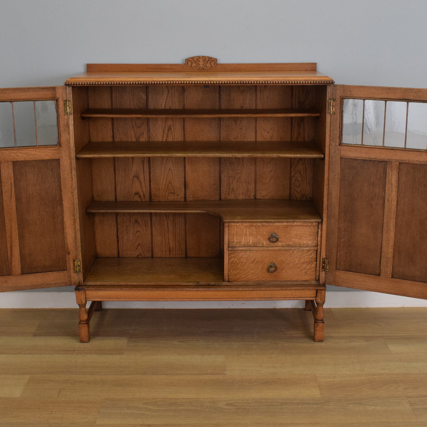 Large Solid Oak Cabinet
