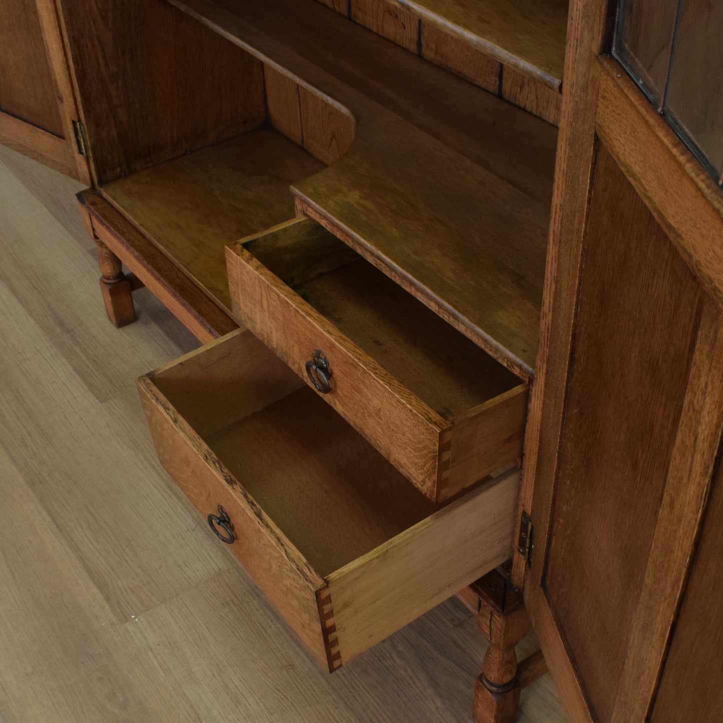 Large Solid Oak Cabinet