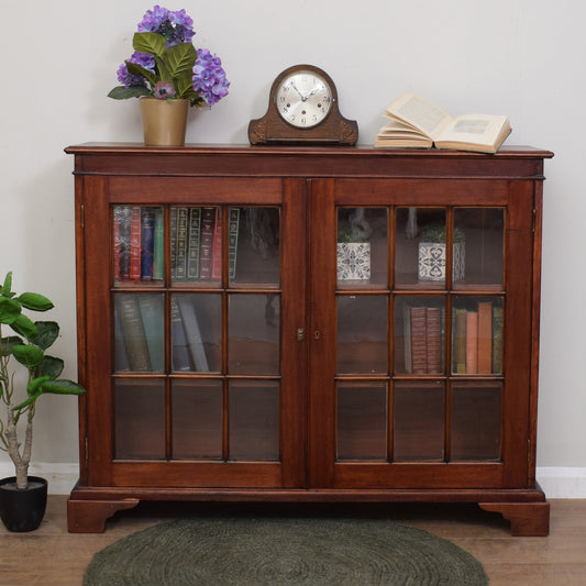 Antique Victorian Glazed Bookcase