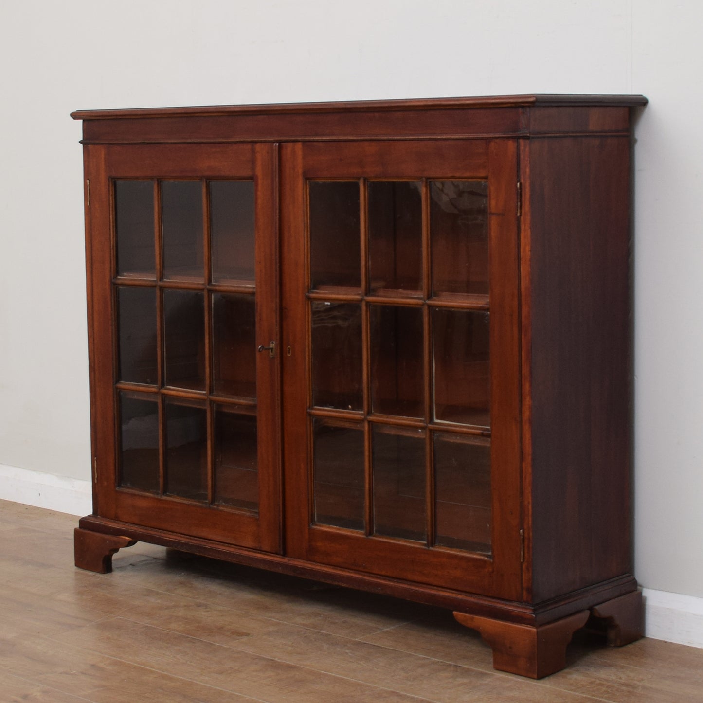 Antique Victorian Glazed Bookcase