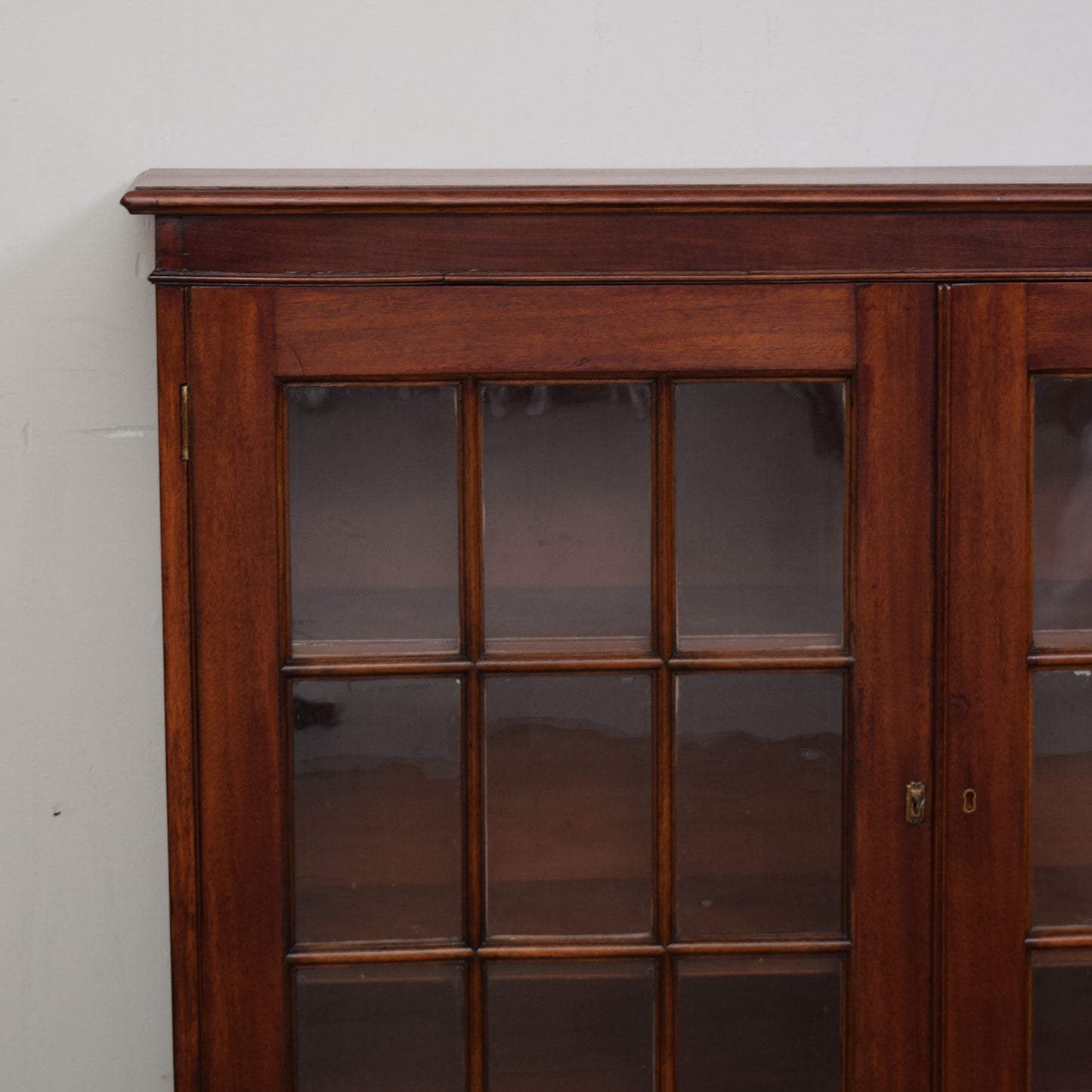 Antique Victorian Glazed Bookcase