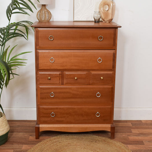 Restored Stag Chest of Drawers
