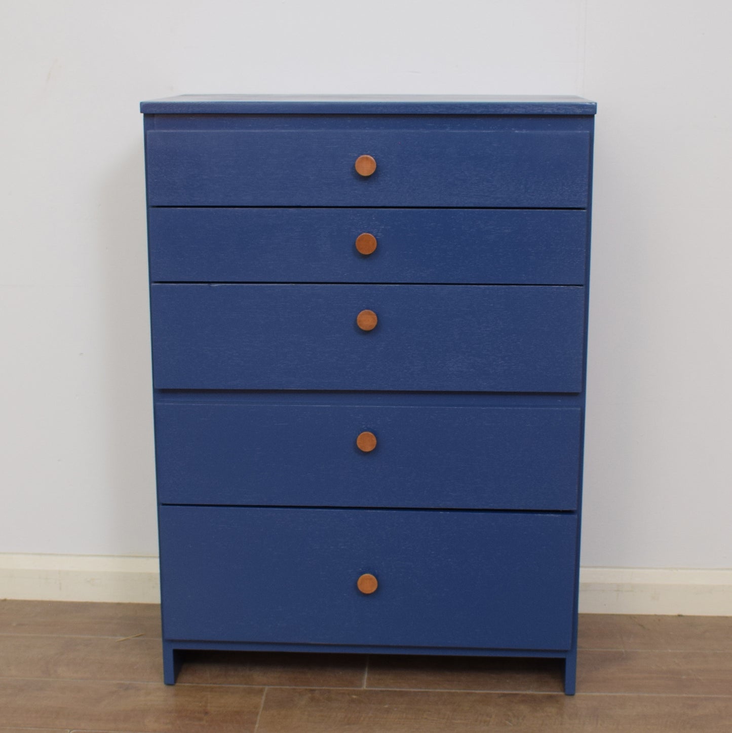 Painted Teak Veneer Chest of Drawers