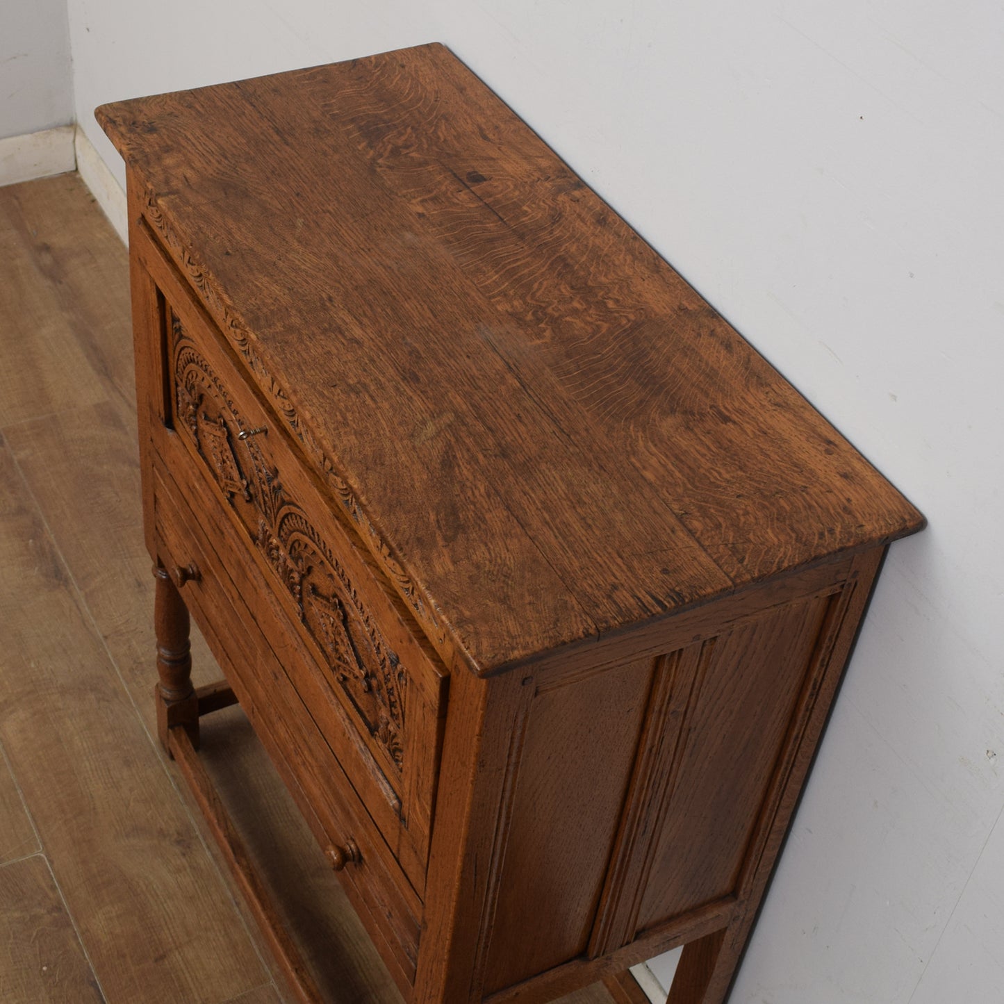 Vintage Oak Drinks Cabinet
