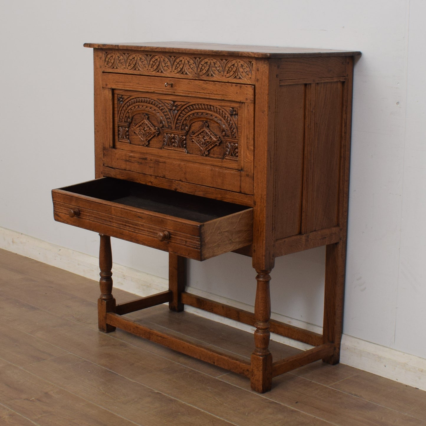 Vintage Oak Drinks Cabinet