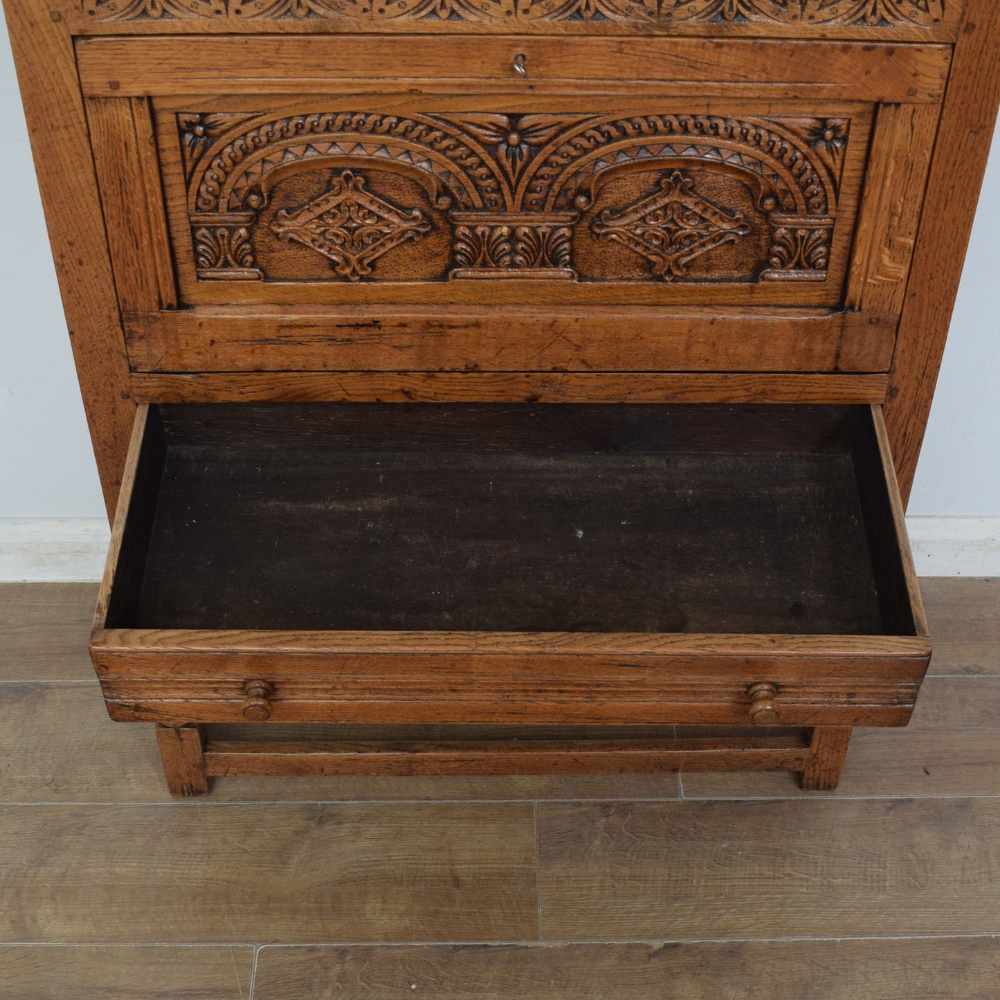 Vintage Oak Drinks Cabinet