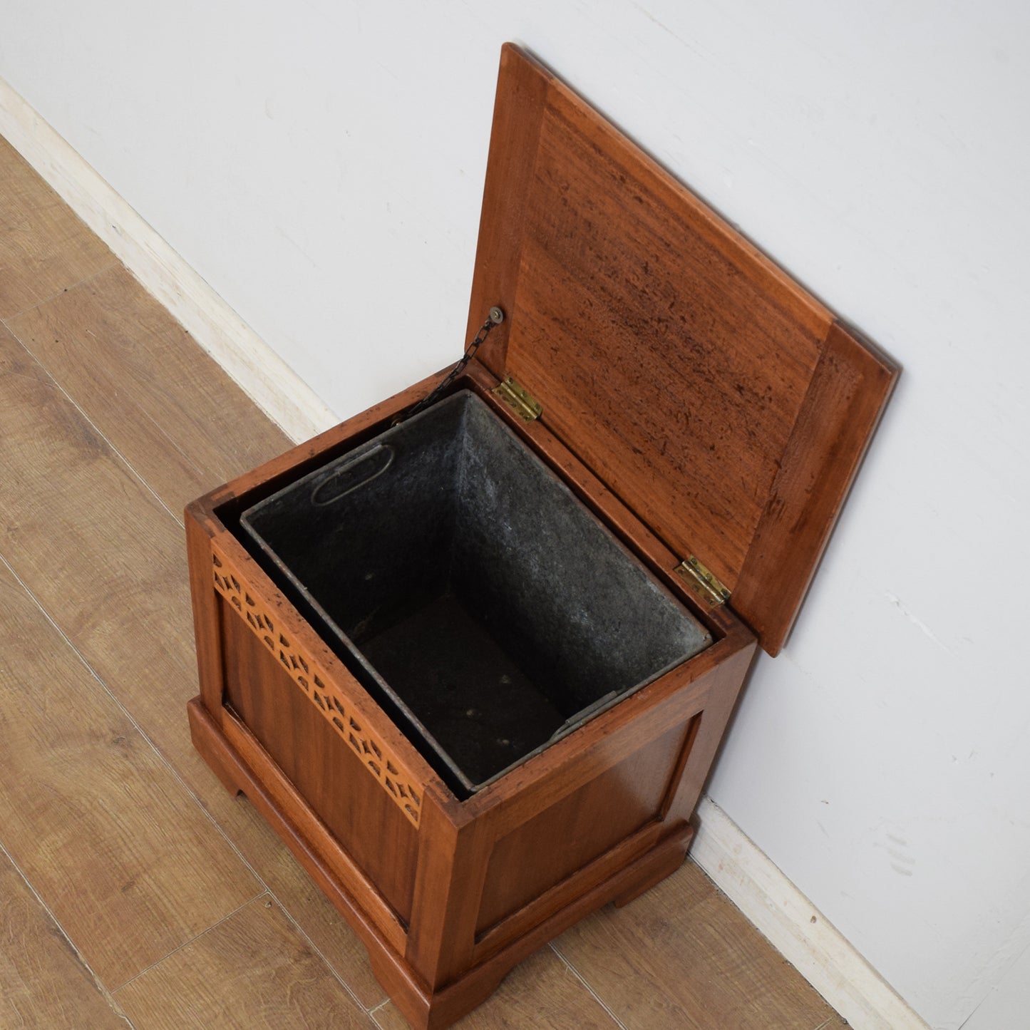 Restored Oak Coal Box
