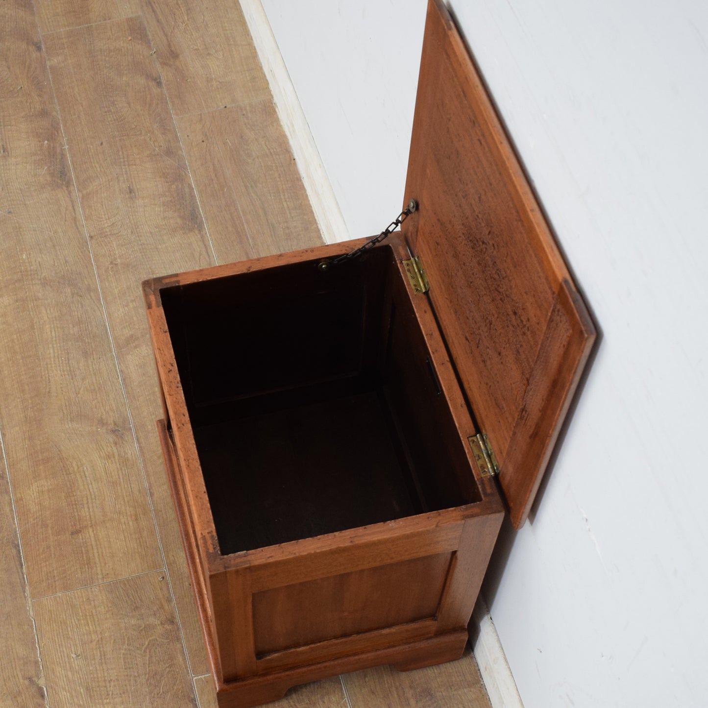 Restored Oak Coal Box
