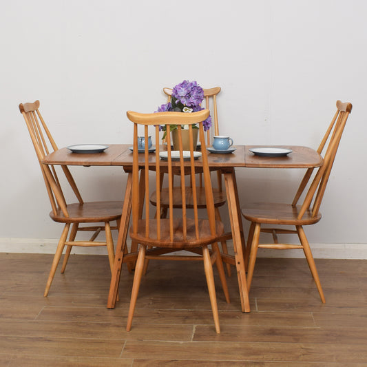 Ercol Table And Four Chairs