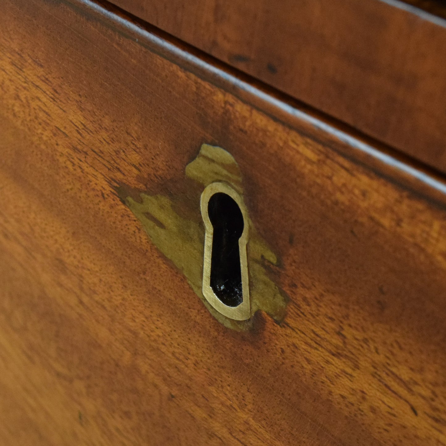 Rustic Bow Fronted Chest of Drawers