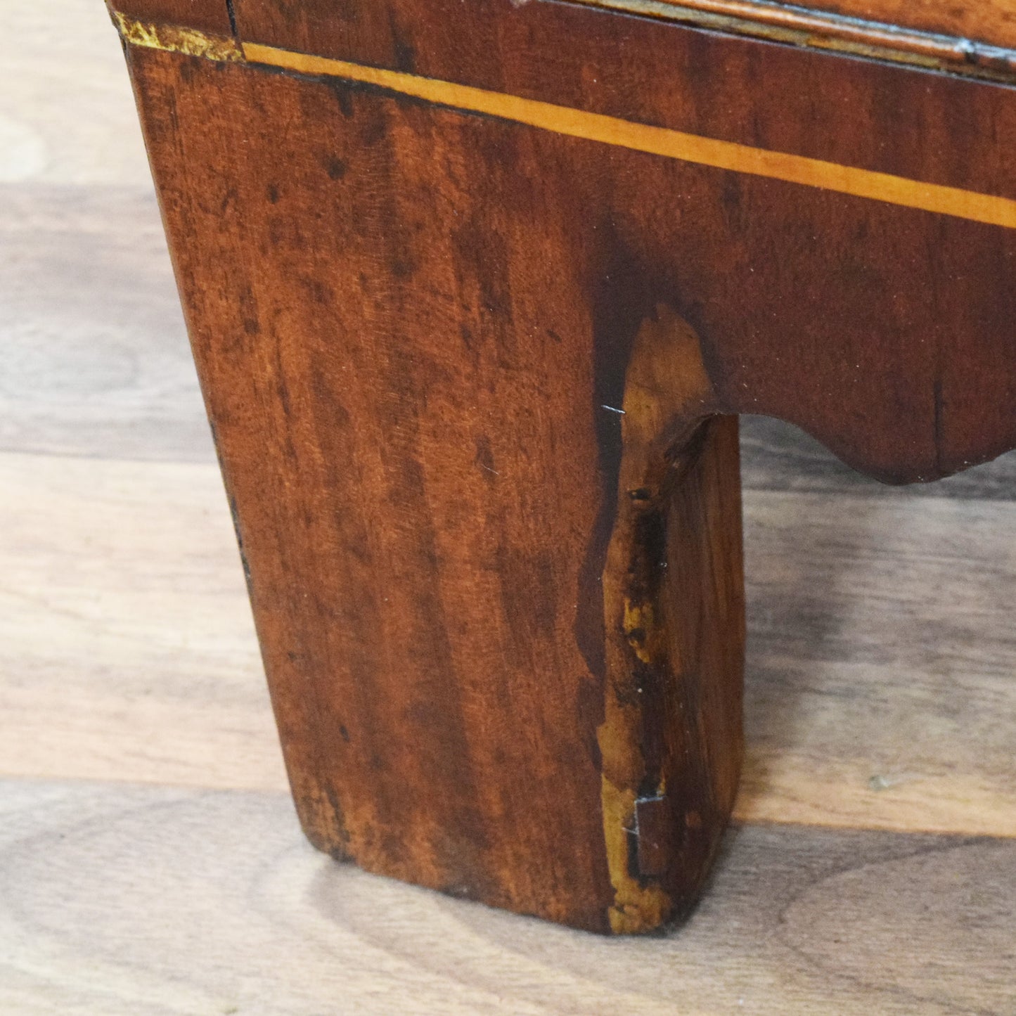 Rustic Bow Fronted Chest of Drawers