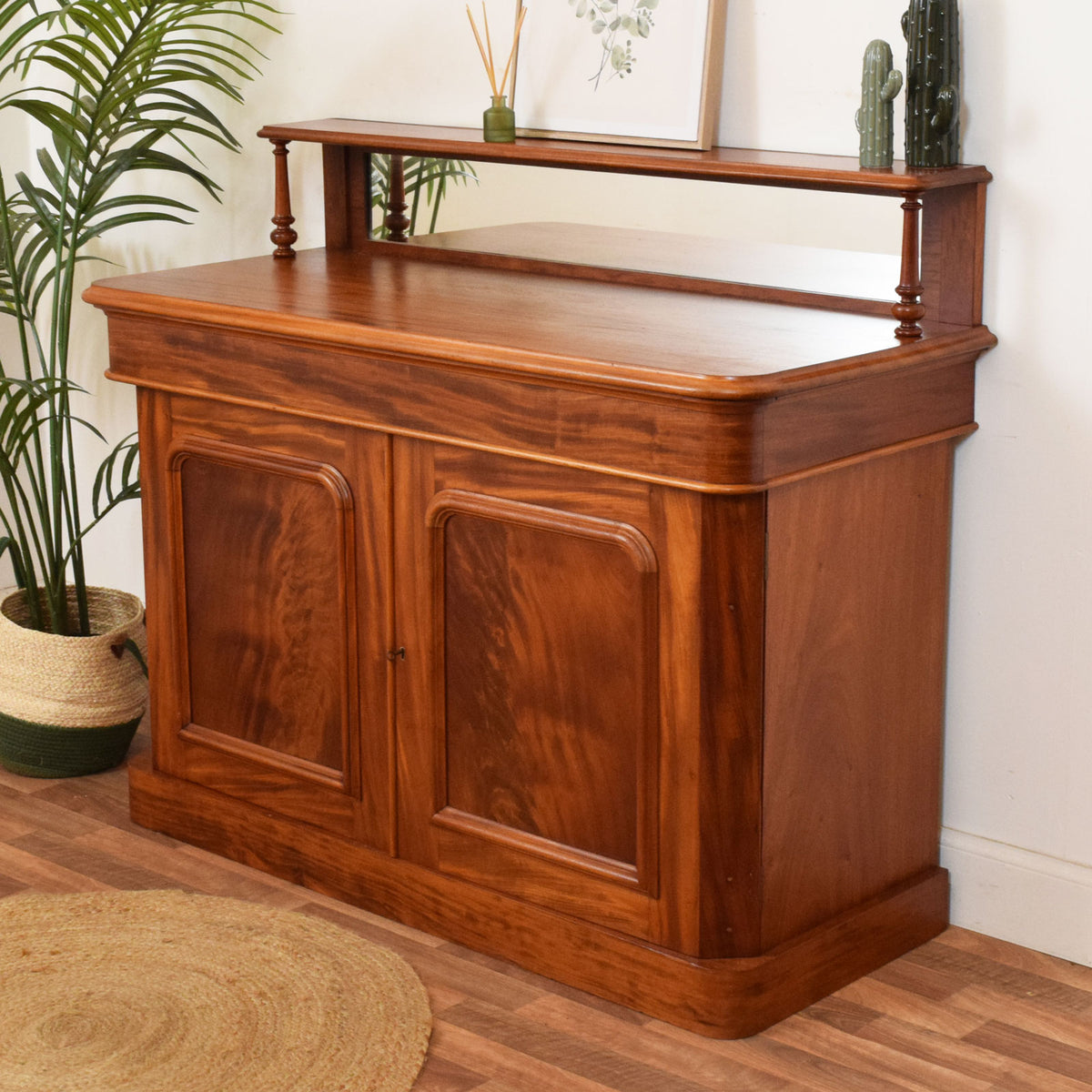 Flamed Mahogany Chiffonier