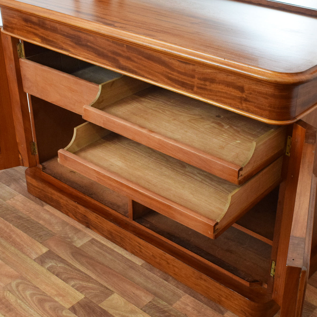 Flamed Mahogany Chiffonier