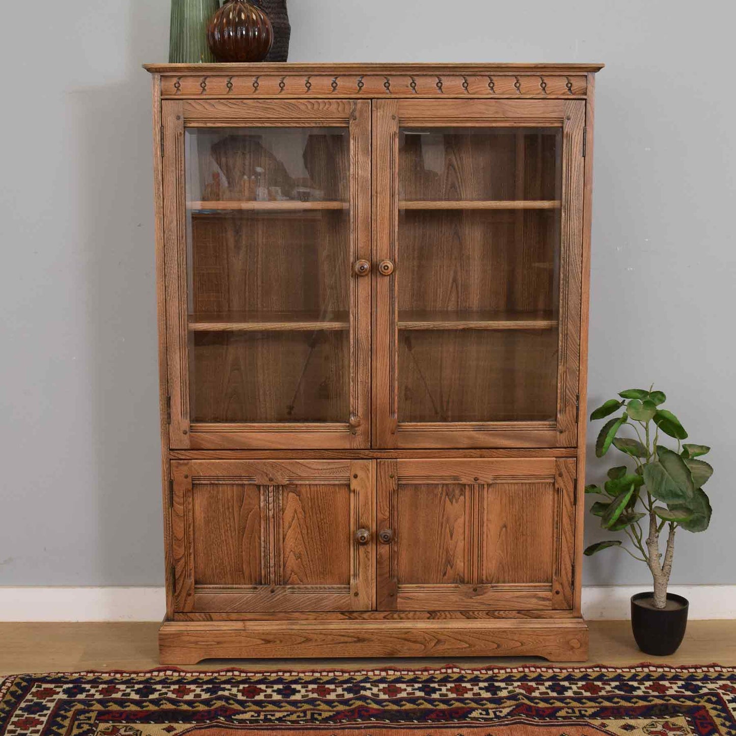Glazed 'Ercol' Cabinet