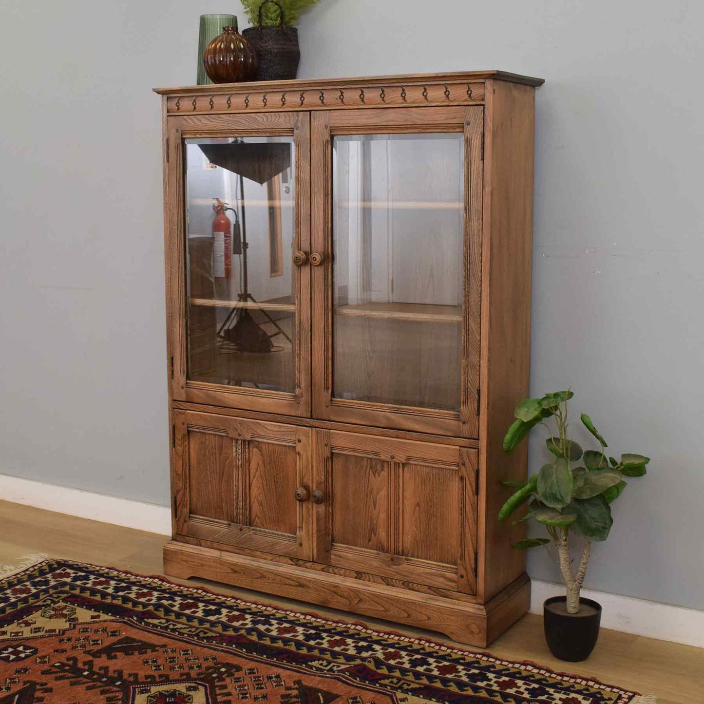 Glazed 'Ercol' Cabinet