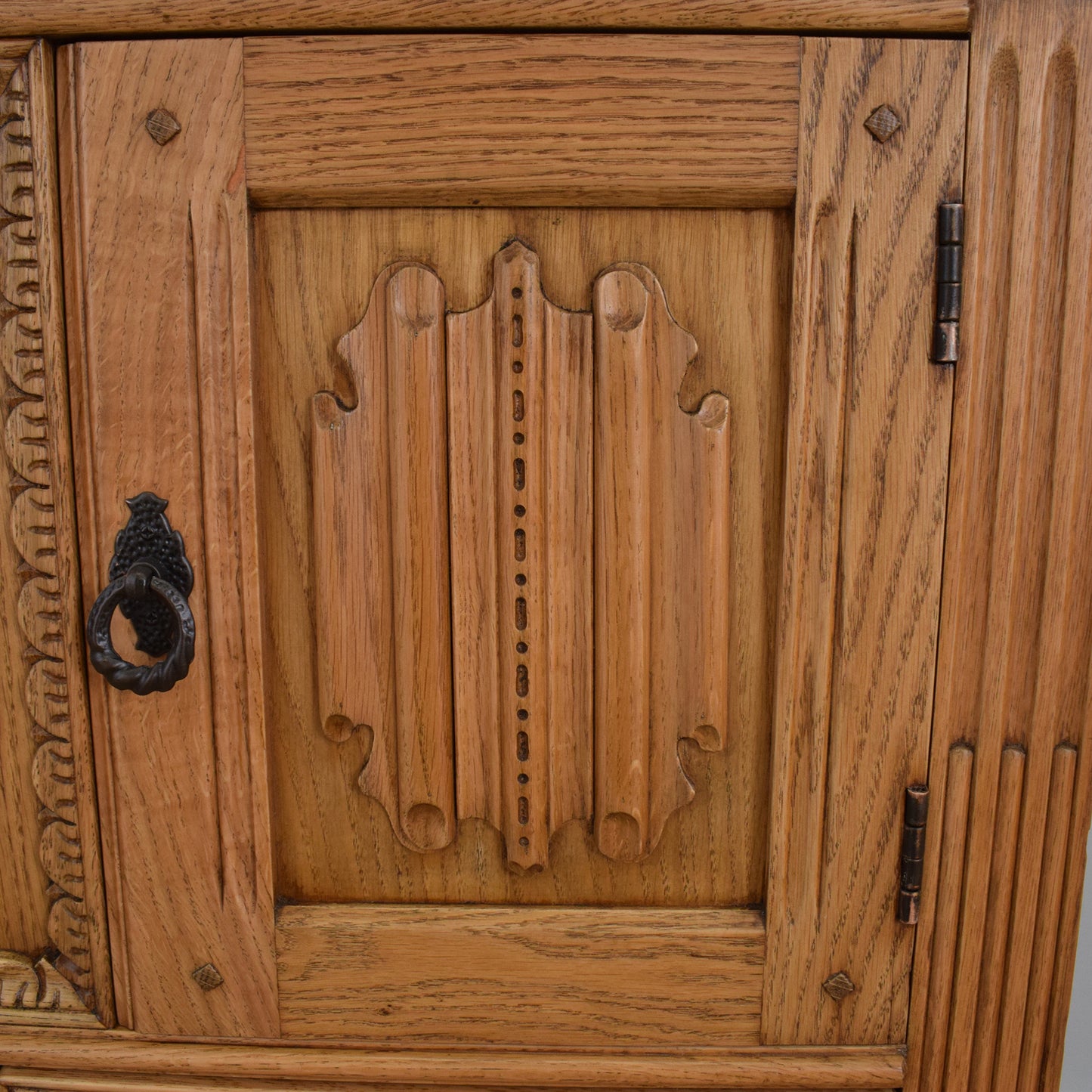 Carved Linenfold Sideboard