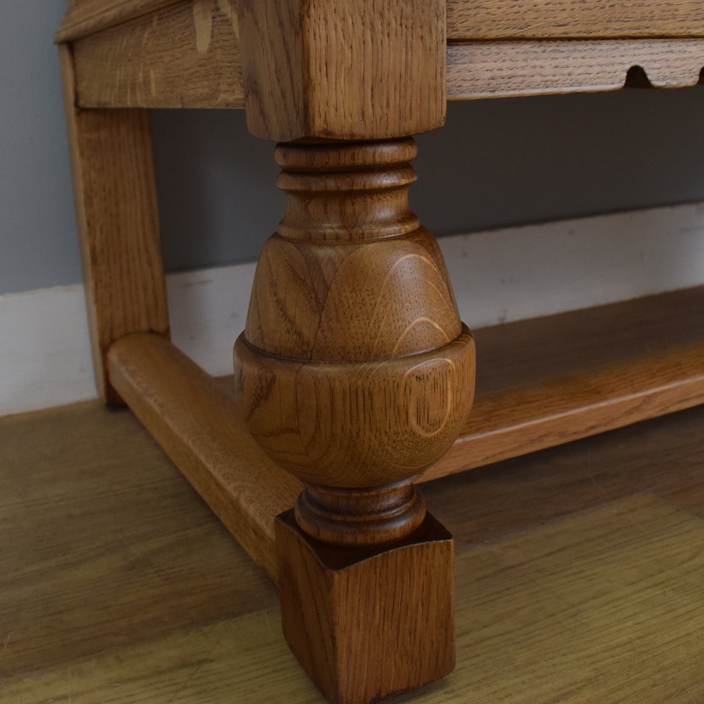 Carved Linenfold Sideboard