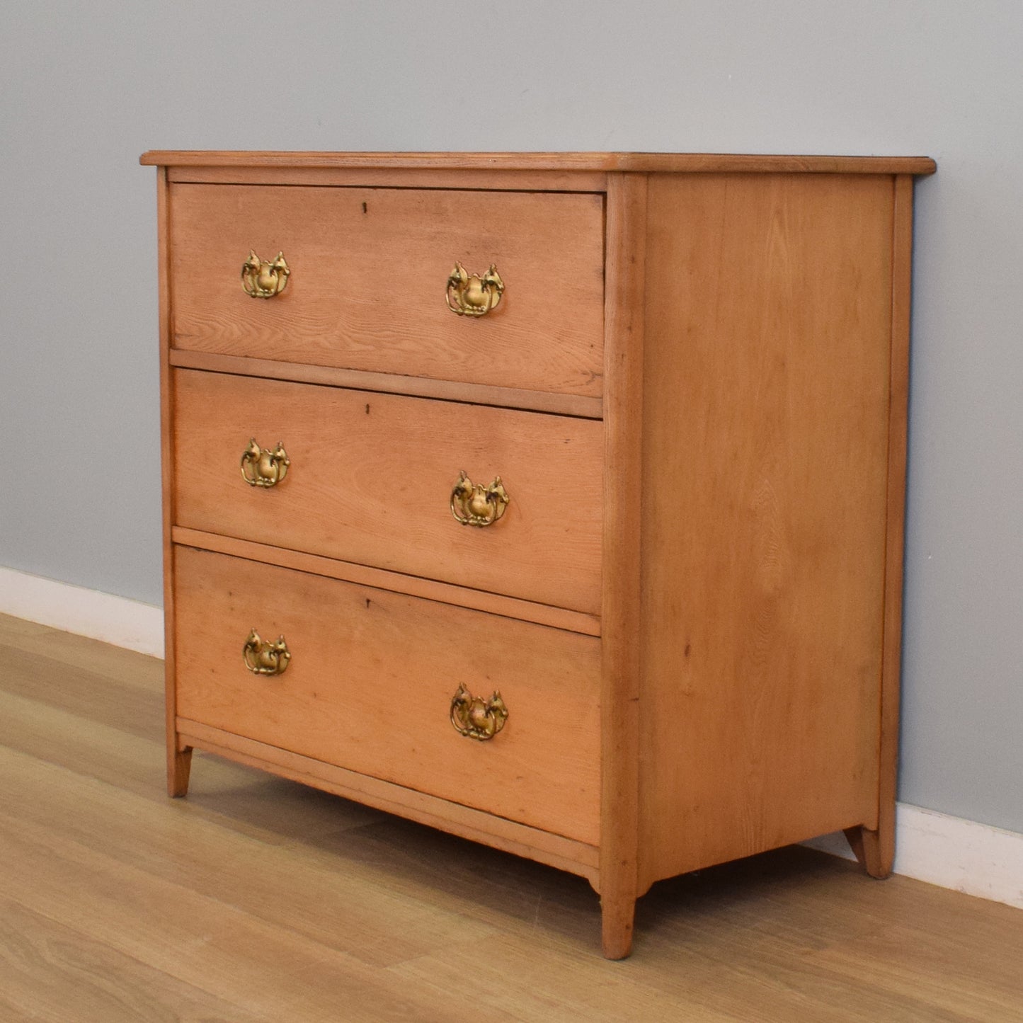 Refinished Oak Chest of Drawers