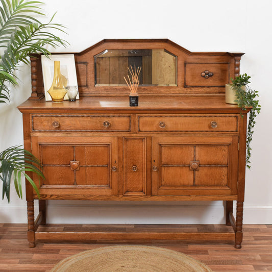 Restored Mirrored Sideboard