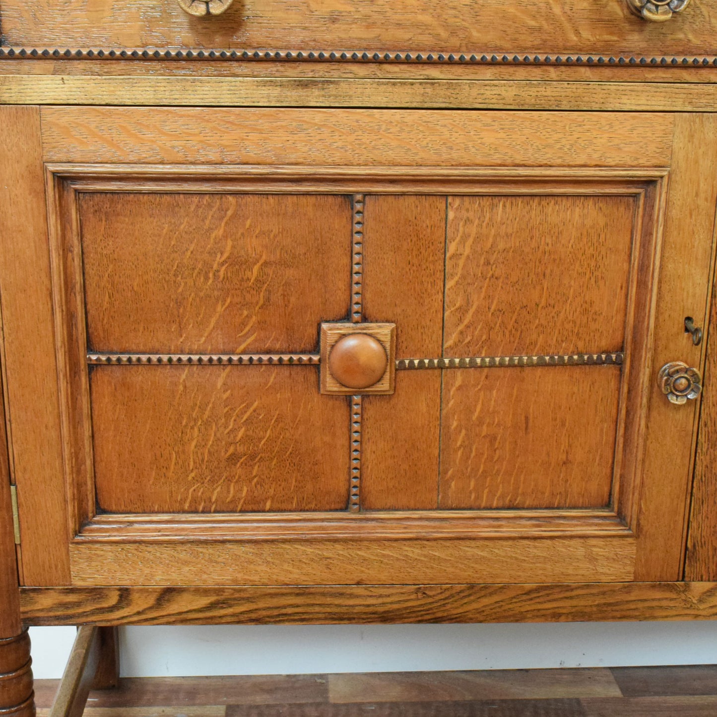 Restored Mirrored Sideboard