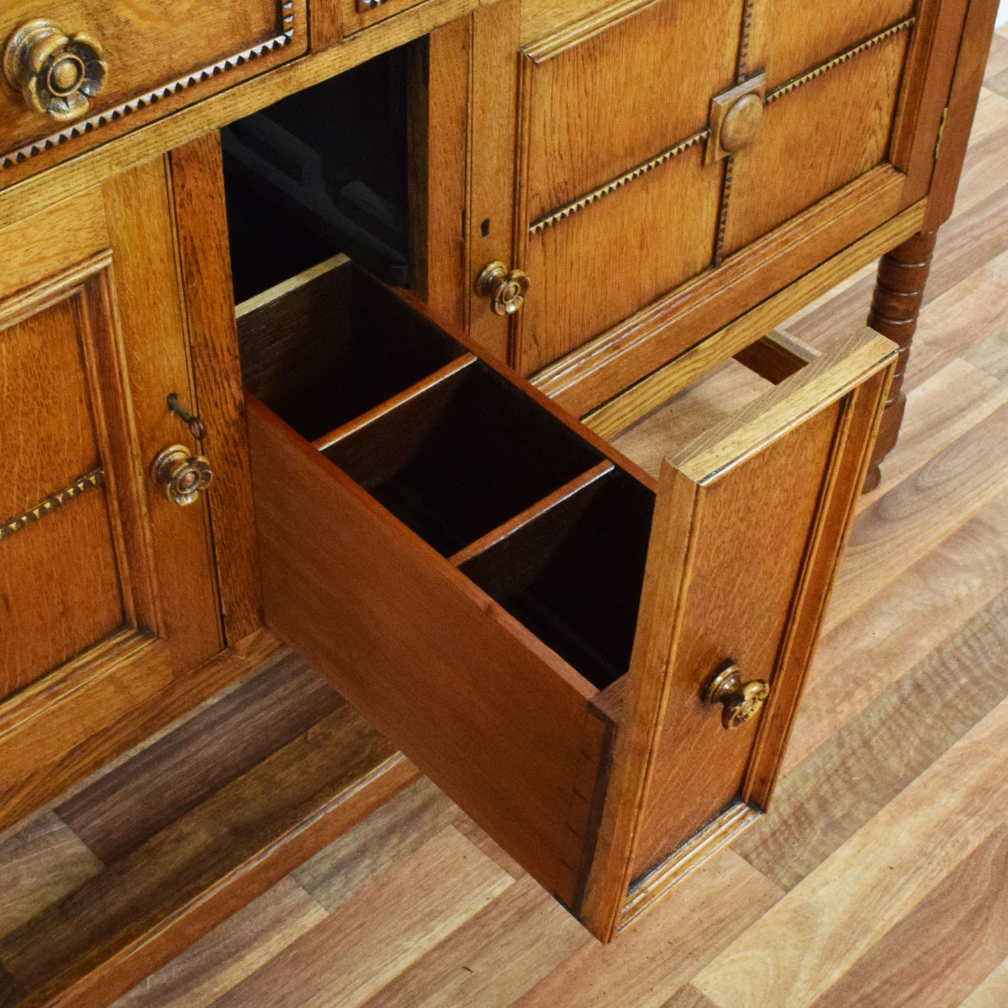 Restored Mirrored Sideboard
