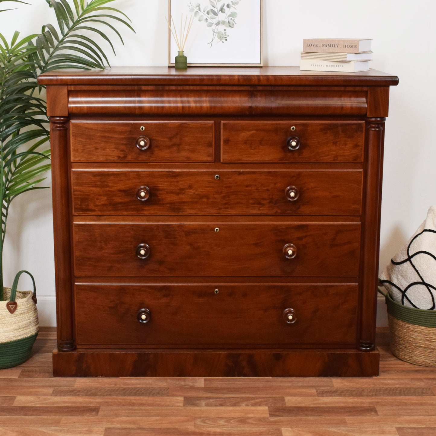 Restored Mahogany Chest of Drawers