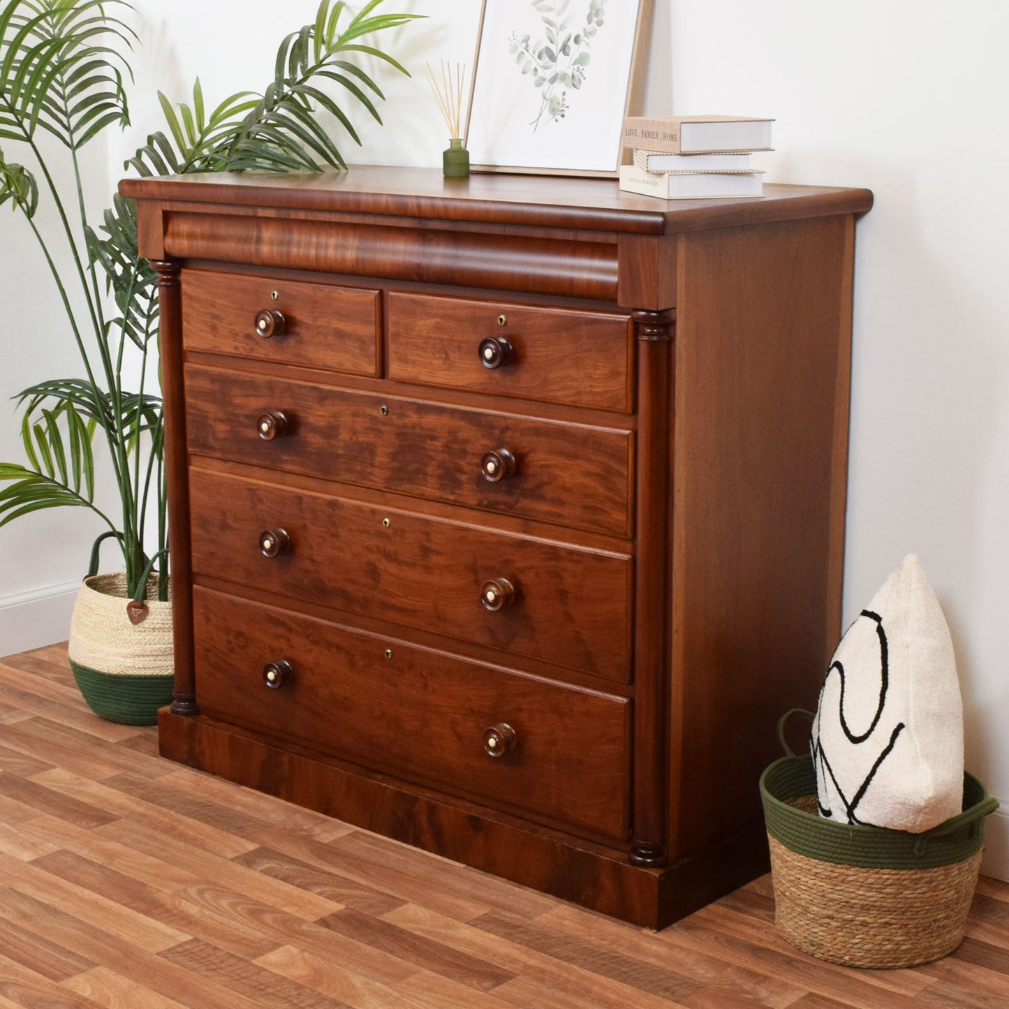 Restored Mahogany Chest of Drawers