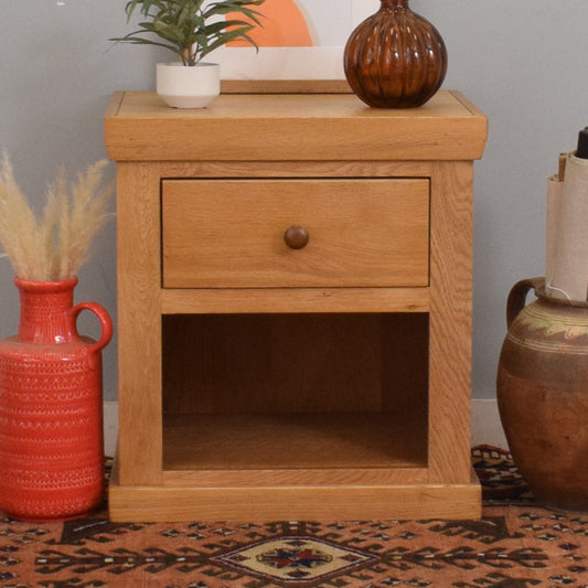 Oak Bedside Cabinet