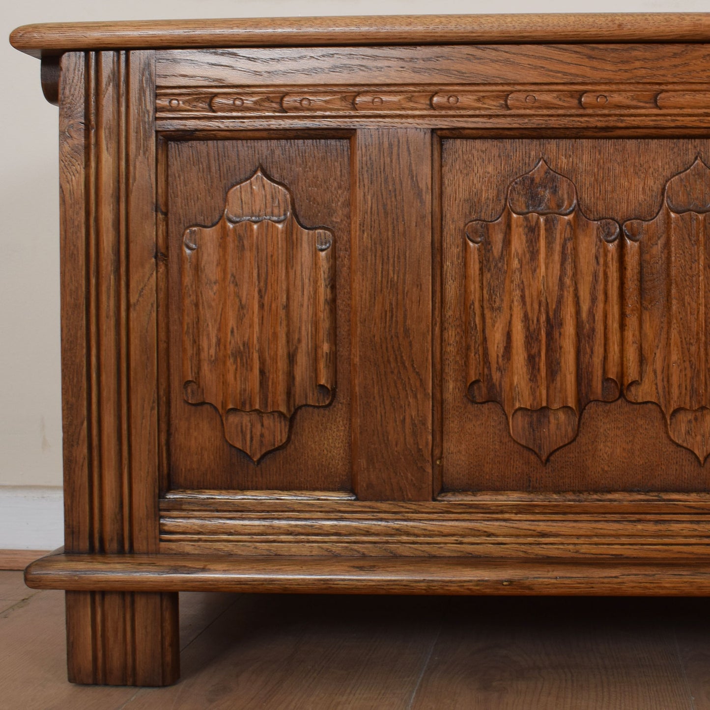 Restored Old Charm Oak Blanket Box