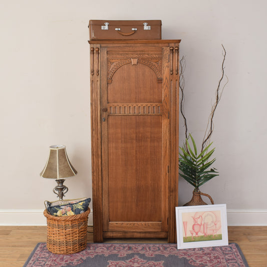 Oak Single Wardrobe