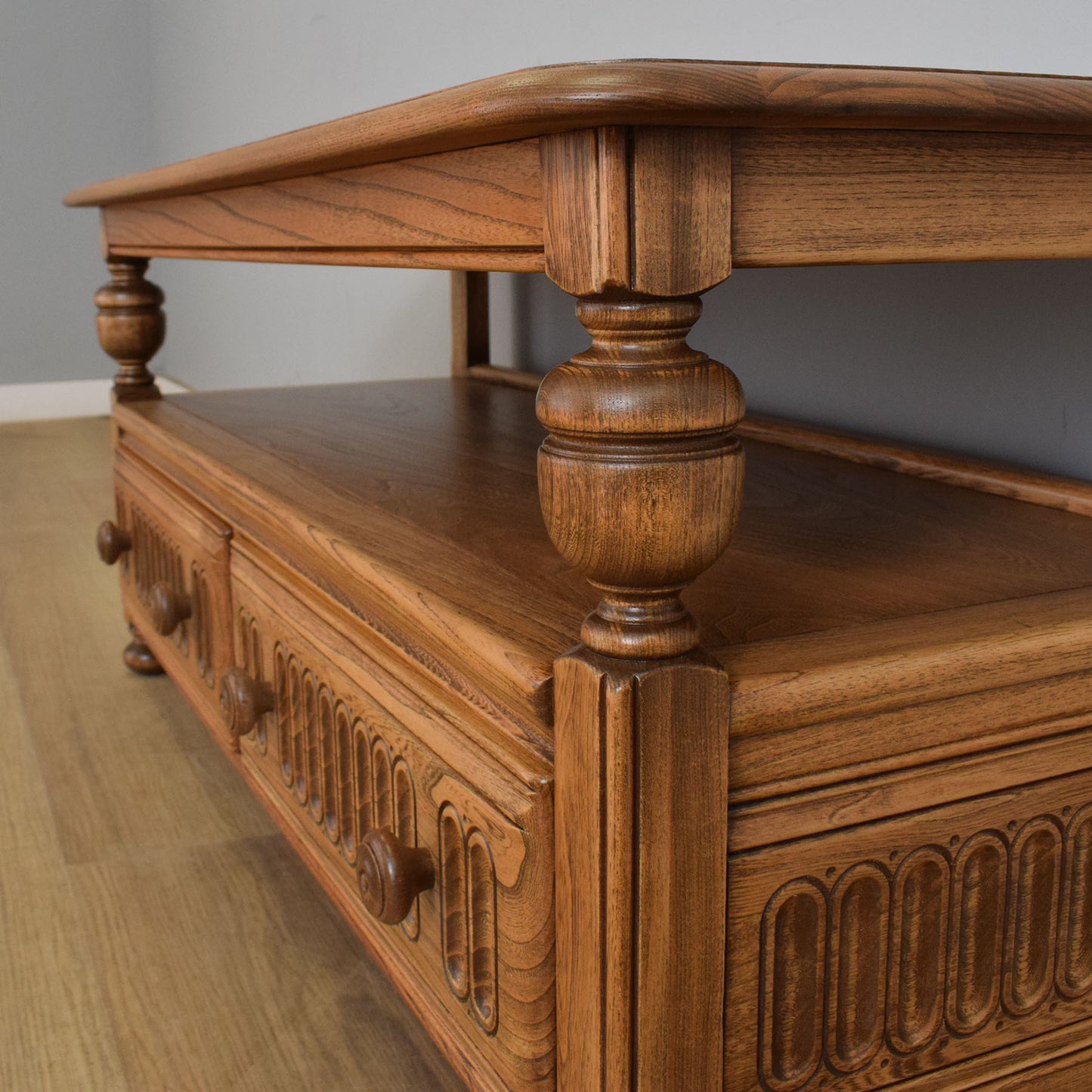 Vintage Ercol 'Warwick' TV Cabinet
