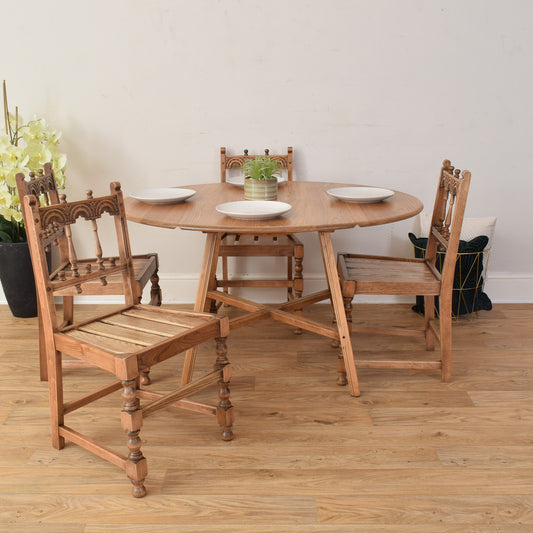 Ercol Table And Four Chairs