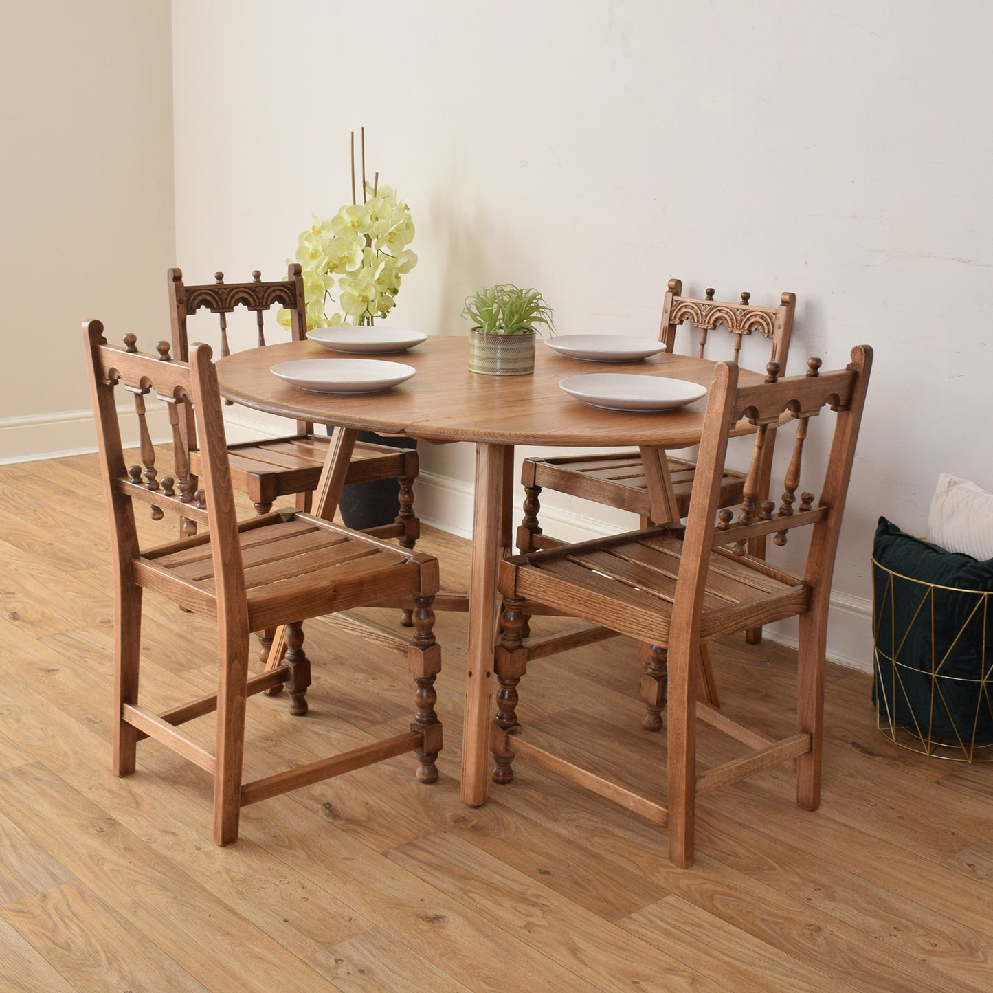 Ercol Table And Four Chairs