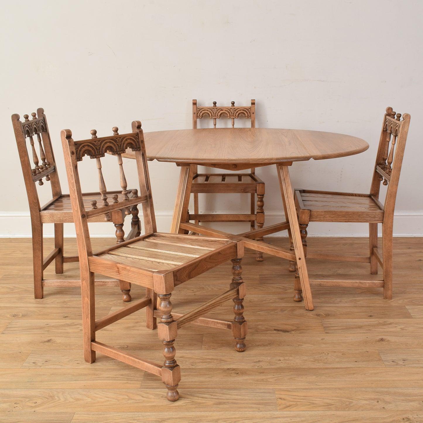 Ercol Table And Four Chairs