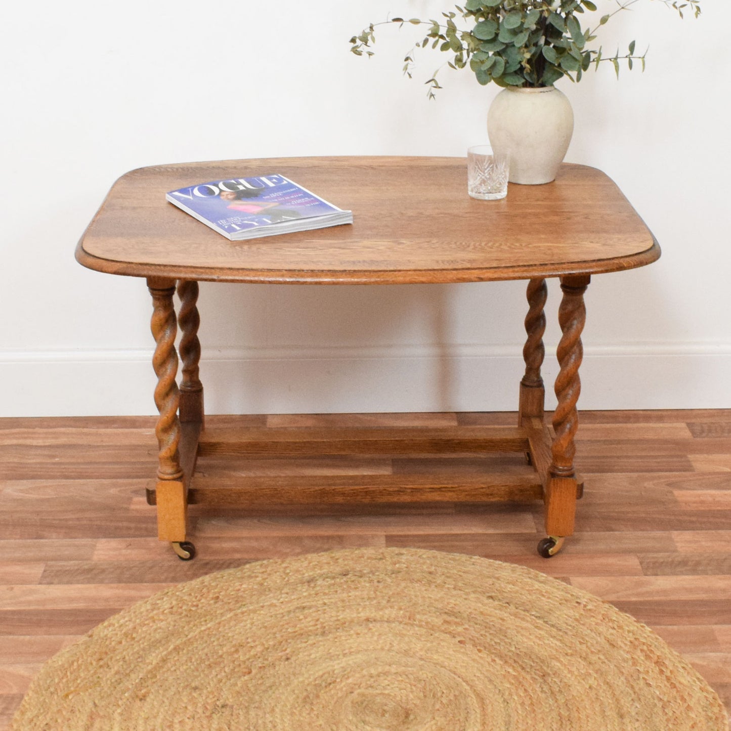 Restored Barley Twist Coffee Table