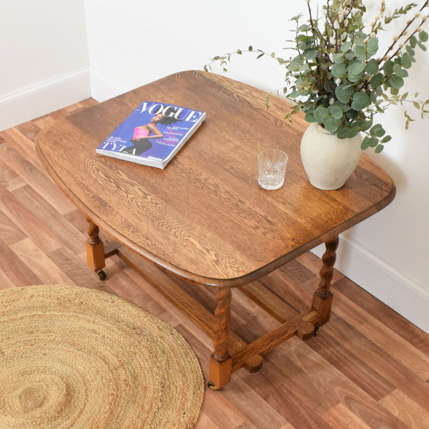 Restored Barley Twist Coffee Table