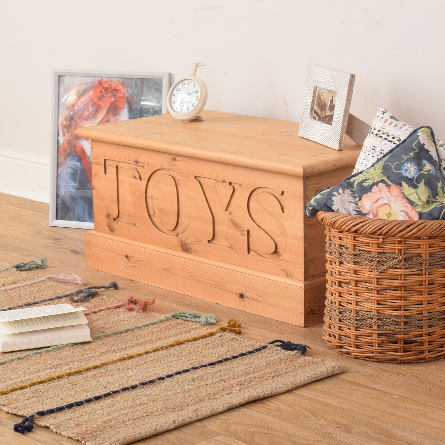Pine Blanket Box