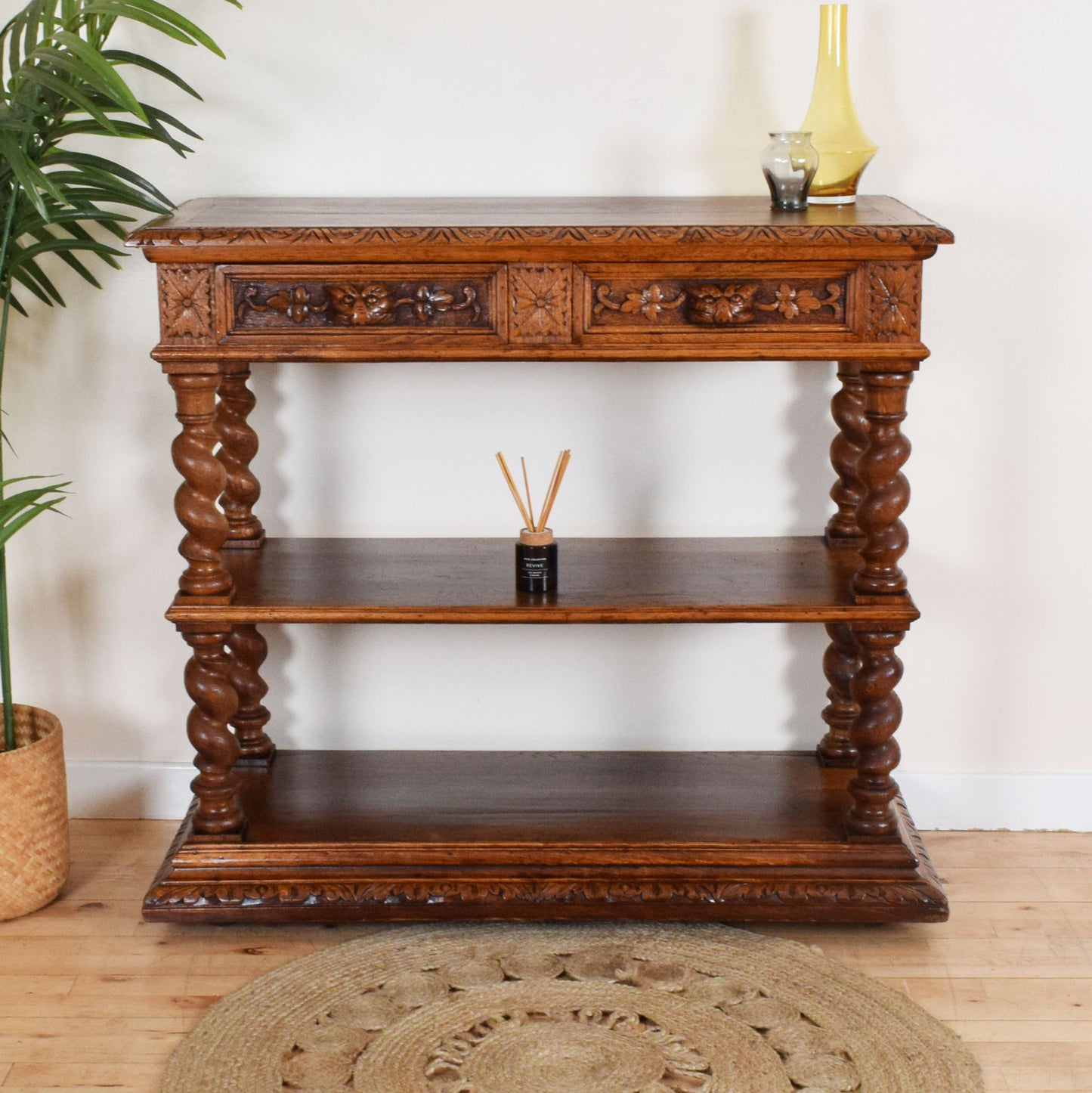 Carved Barley Twist  Sideboard