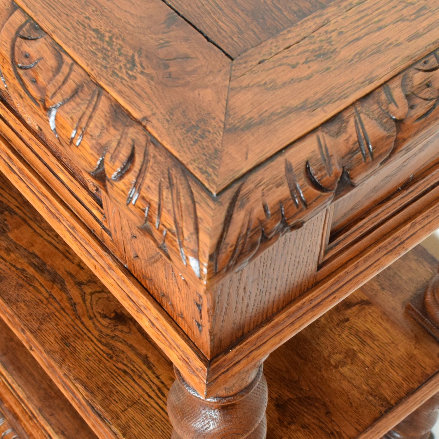 Carved Barley Twist  Sideboard