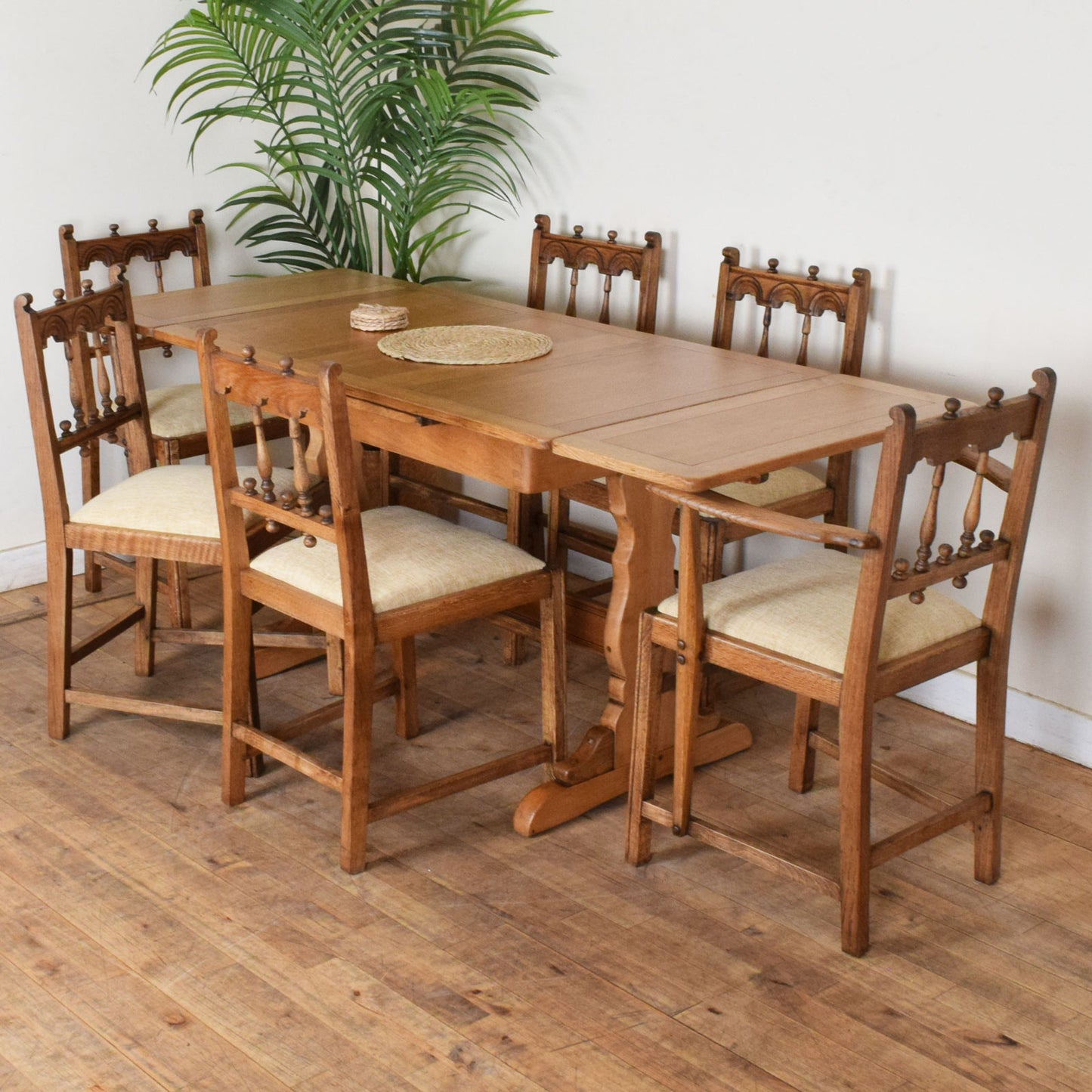 Ercol Table and Six Chairs