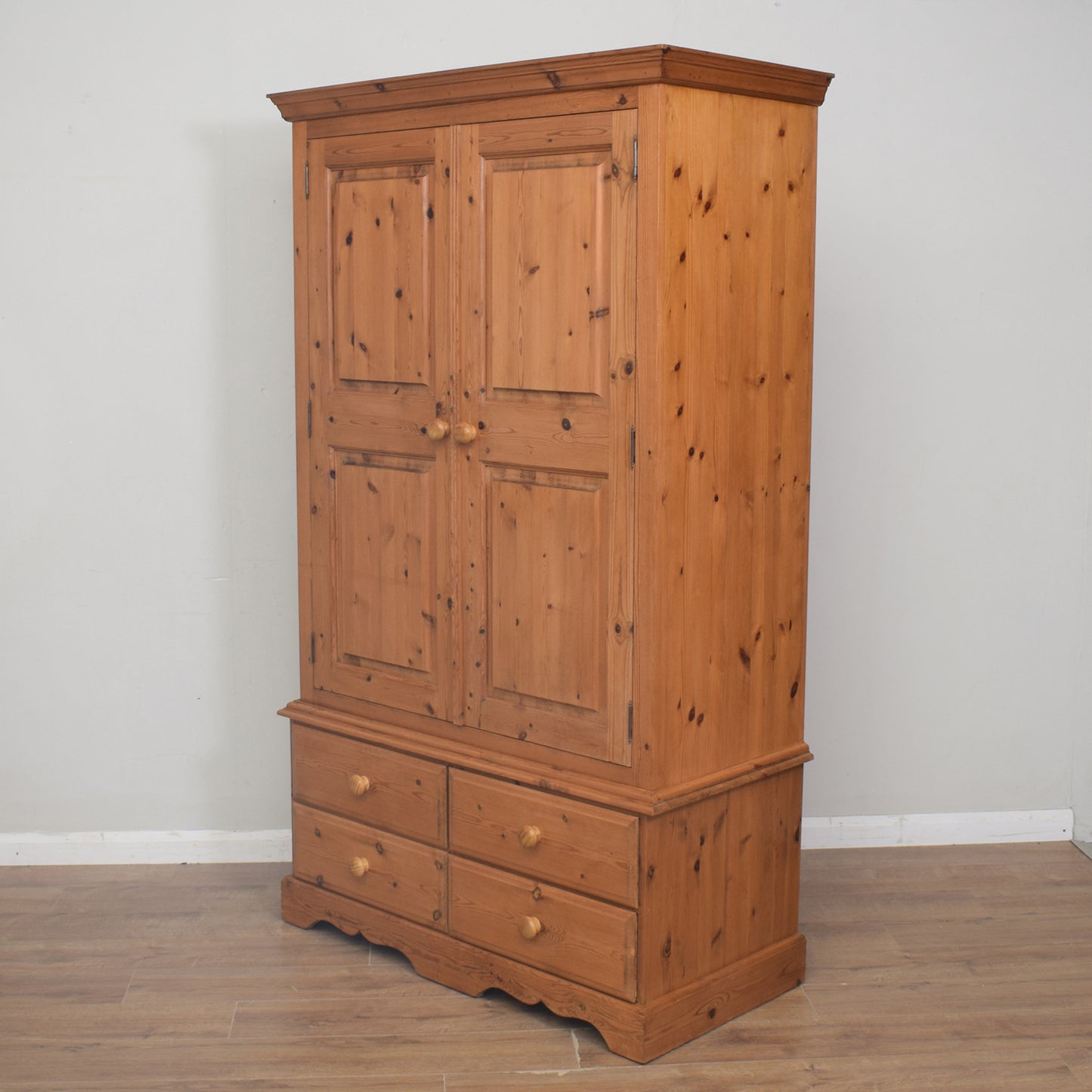 Pine Double Wardrobe