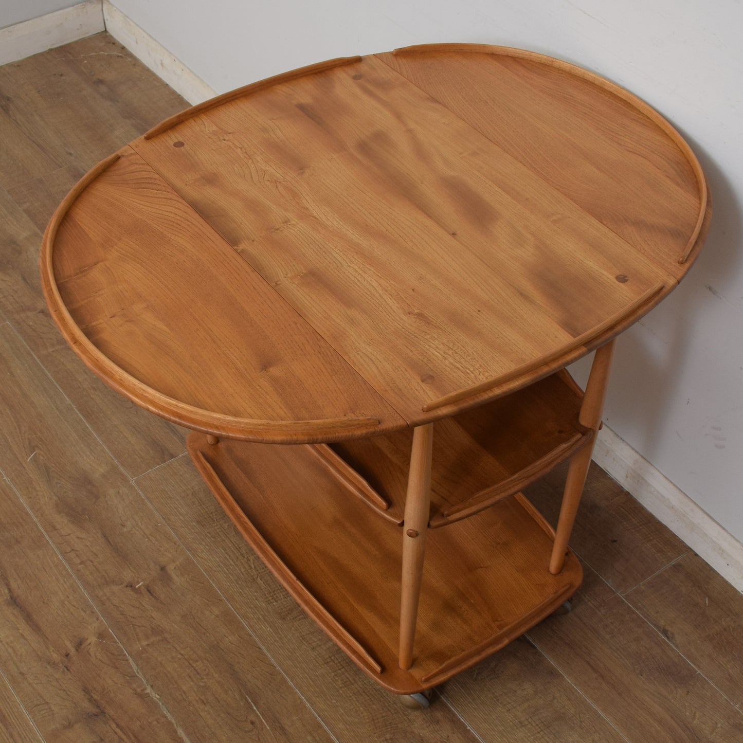 Ercol Drop-Leaf Tea Trolley