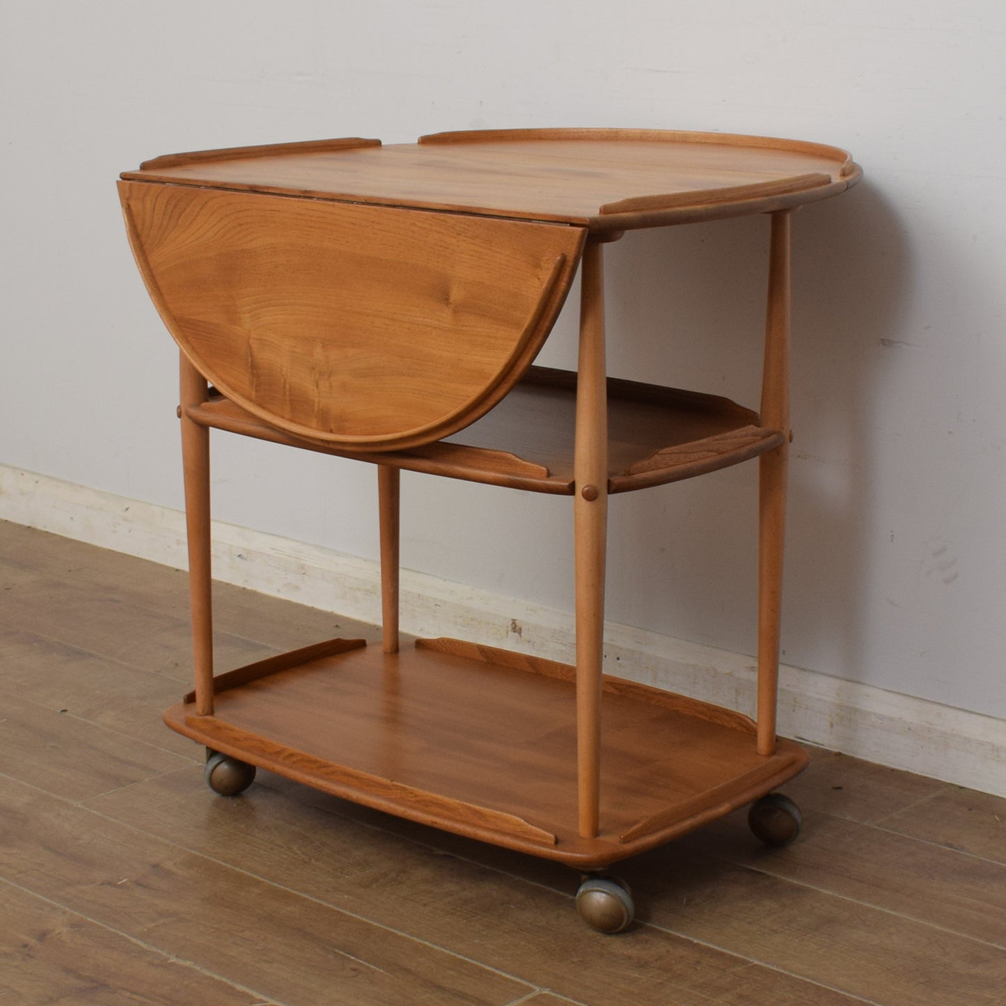 Ercol Drop-Leaf Tea Trolley