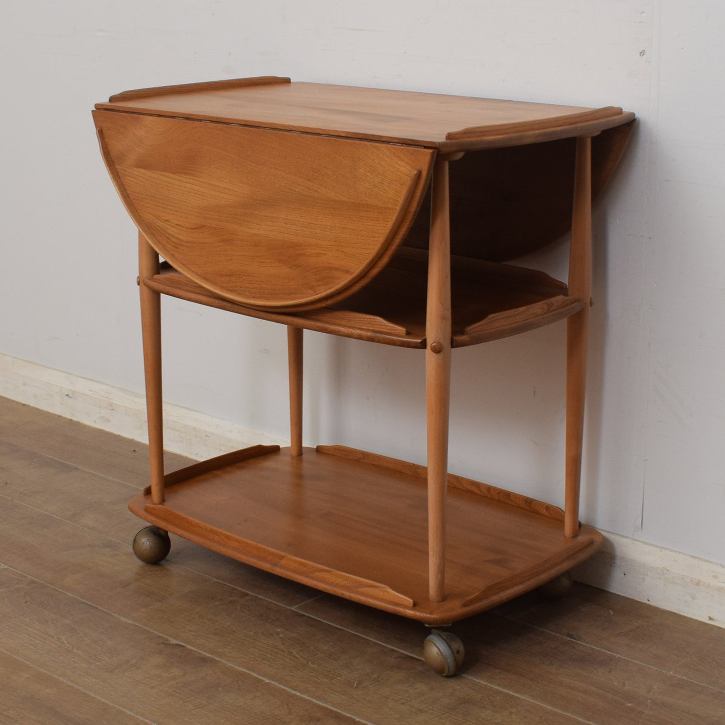 Ercol Drop-Leaf Tea Trolley