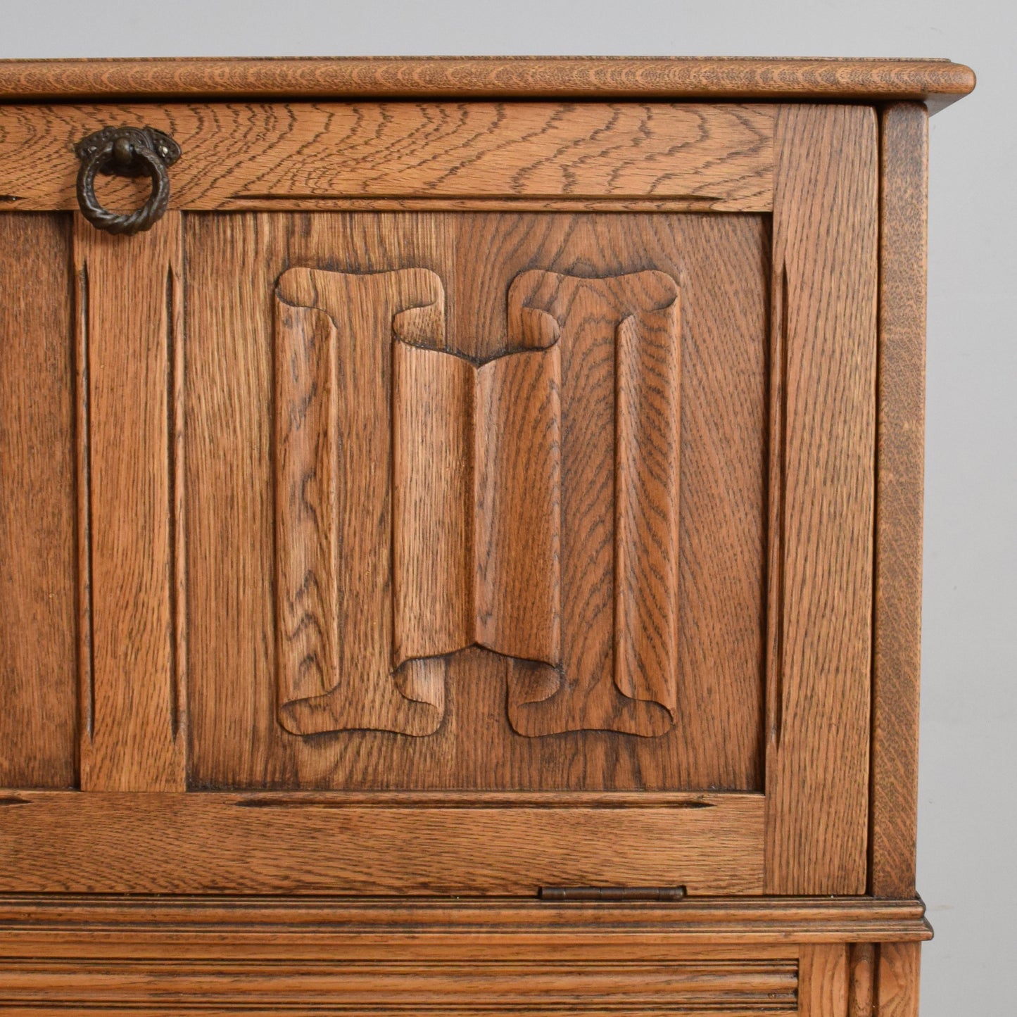 Jaycee Oak Drinks Cabinet