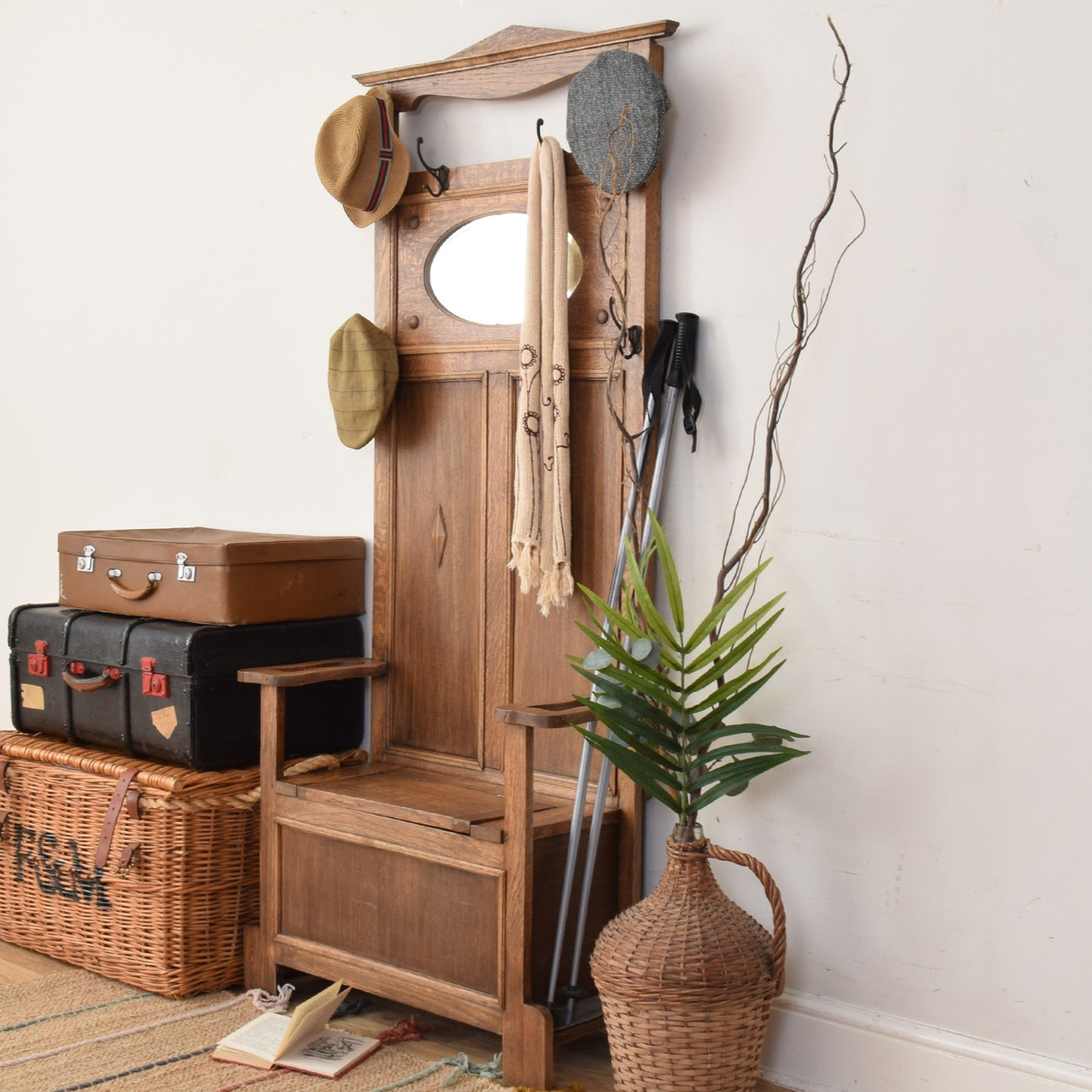 Oak Hallstand
