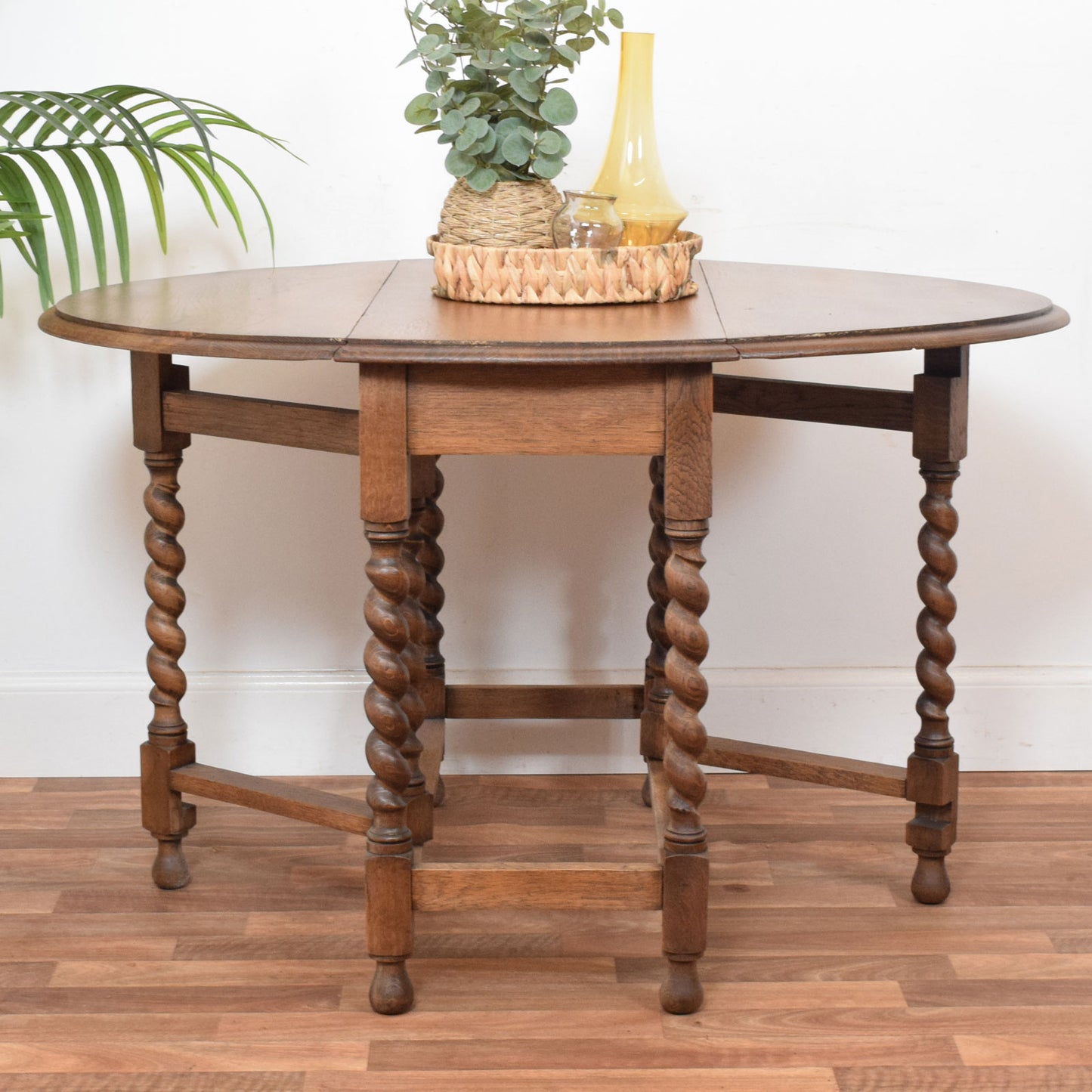 Barley Twist Drop Leaf Table