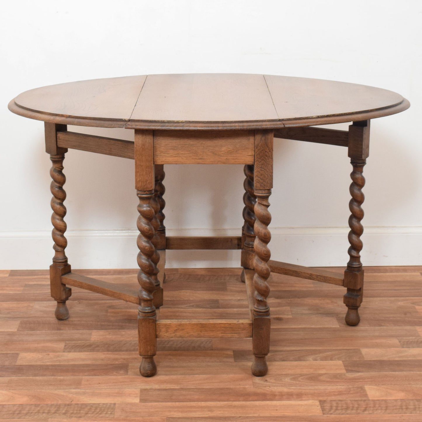 Barley Twist Drop Leaf Table
