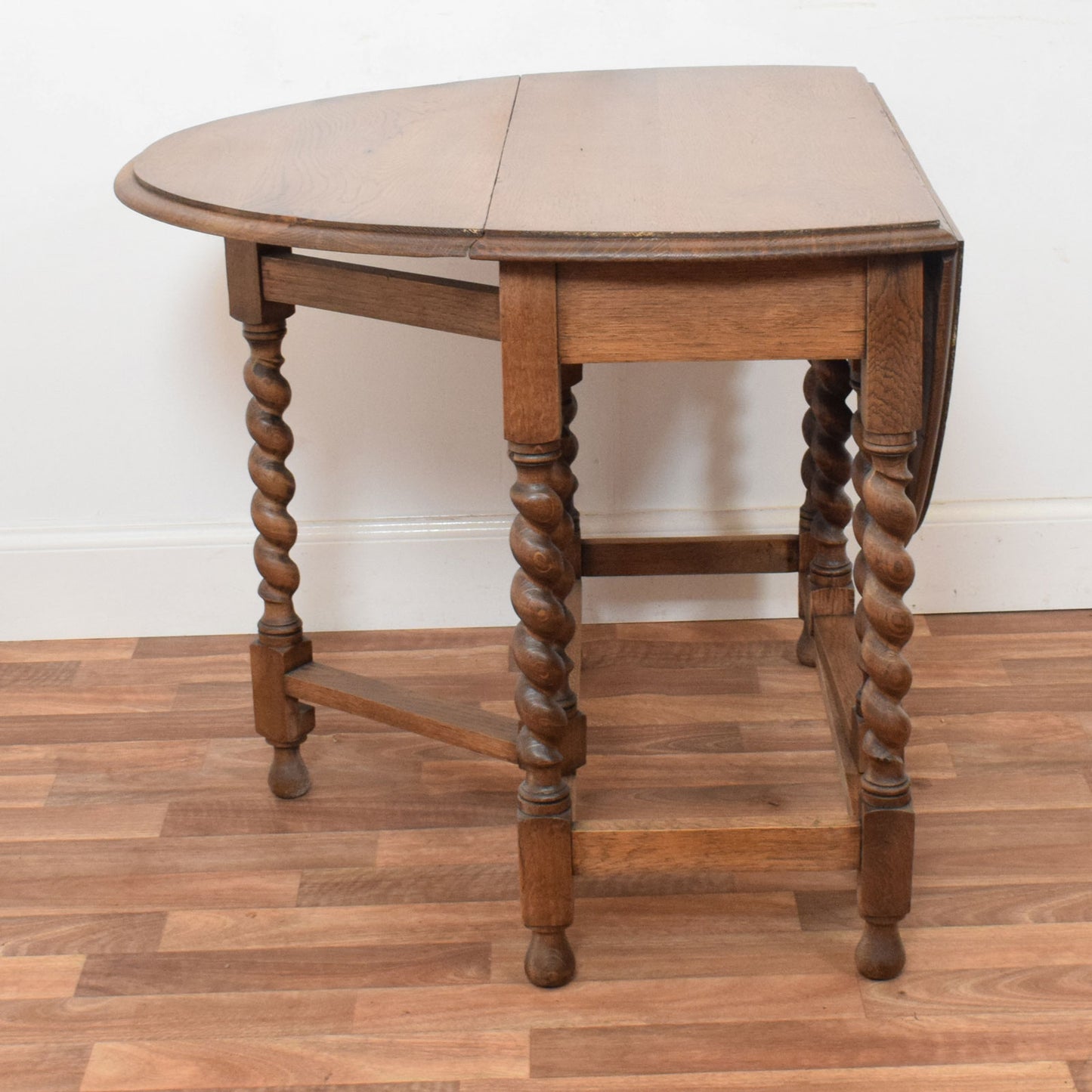 Barley Twist Drop Leaf Table